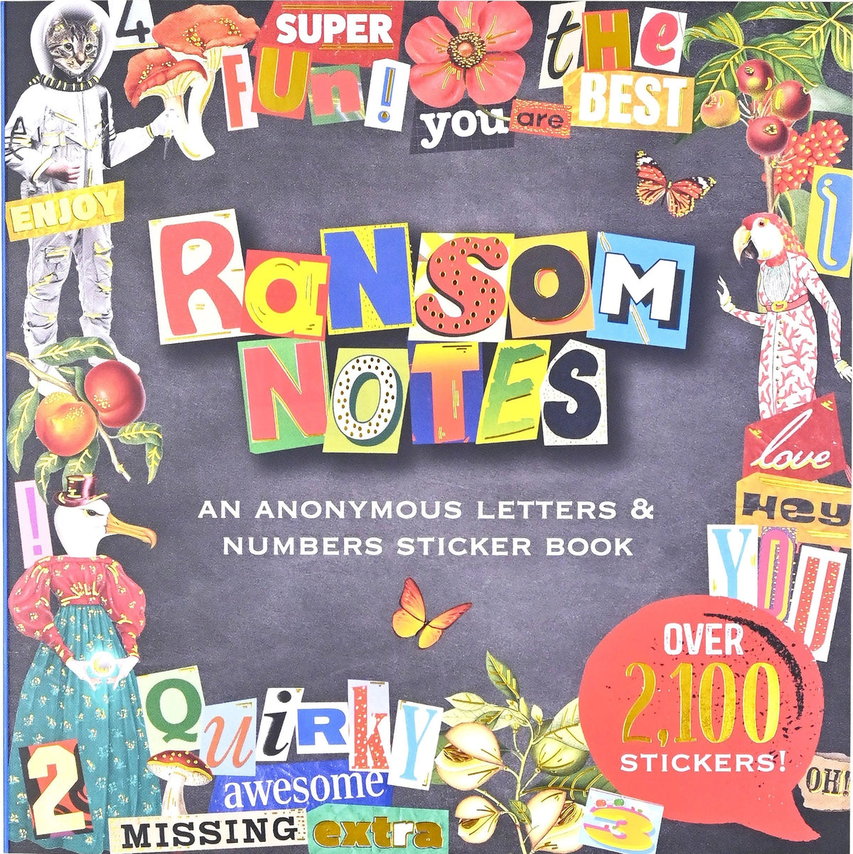 New Ransom Note Ransom Notes Sticker Book – Dromgoole's Fine Writing Instruments