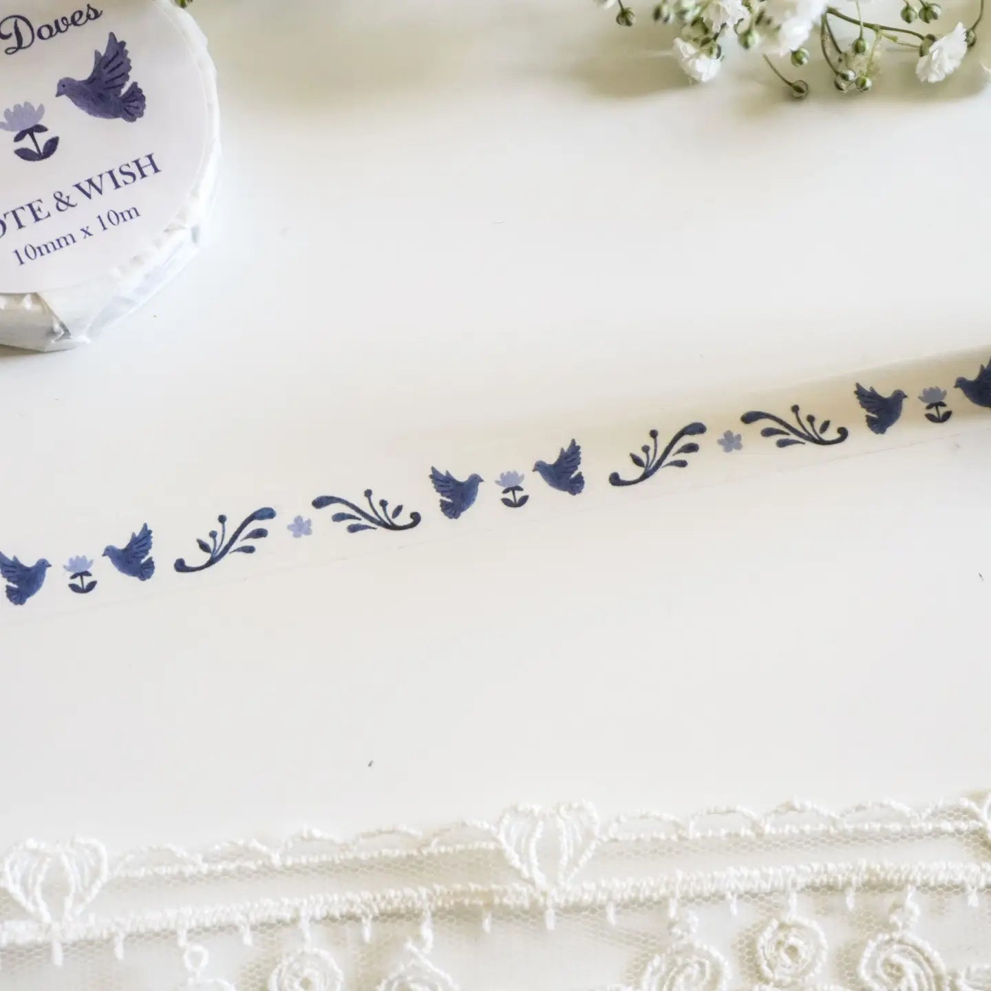 Note & Wish Washi Tape - Pair of Doves