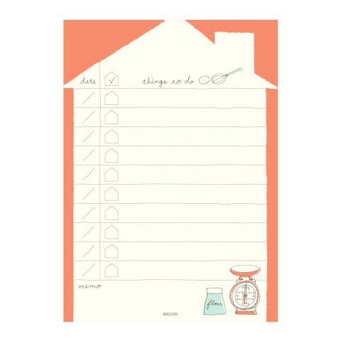 Midori To Do Memo Pad - Zakka