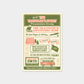 TRAVELER'S 2026 Plastic Sheet - Passport Diary Size