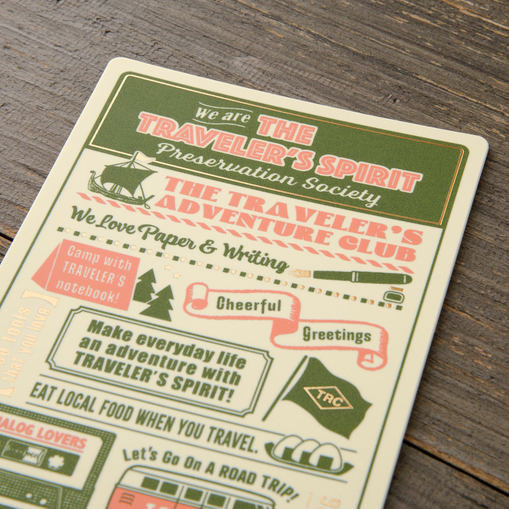 TRAVELER'S 2026 Plastic Sheet - Passport Diary Size