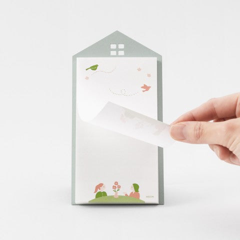 Midori Stand Memo Pad - Message (Vertical)