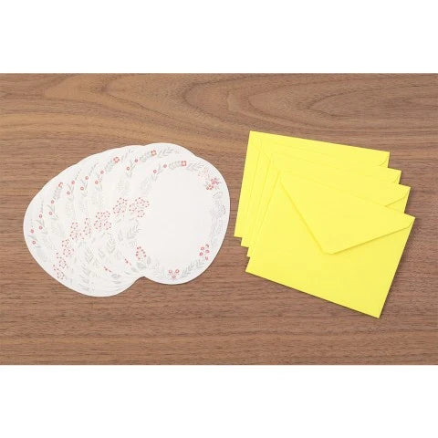 Midori Die-Cut Letter Set - Wreath Red