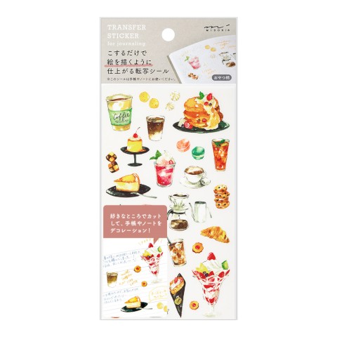 Midori Transfer Stickers - Snacks