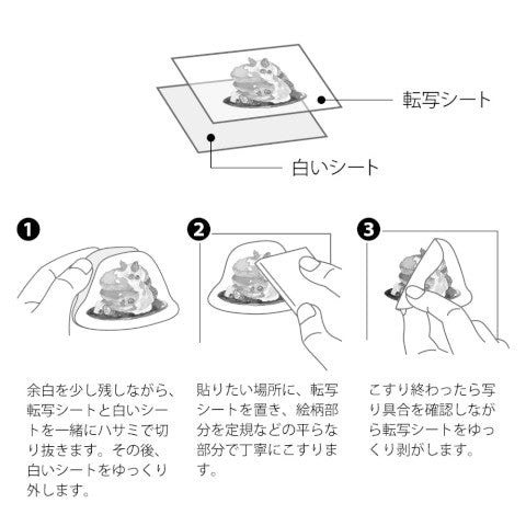 Midori Transfer Stickers - Snacks