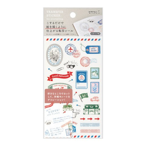 Midori Transfer Stickers - Stamps