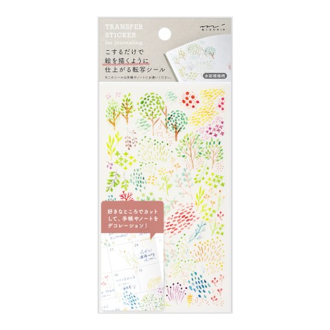 Midori Transfer Stickers - Watercolor Patterns