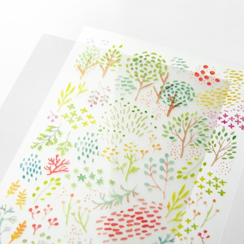 Midori Transfer Stickers - Watercolor Patterns