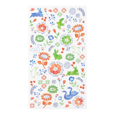 Midori Transfer Stickers - Scandinavian Textile Patterns