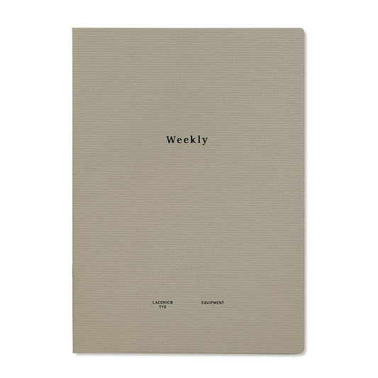 Laconic Style Notebook - Weekly (A5)