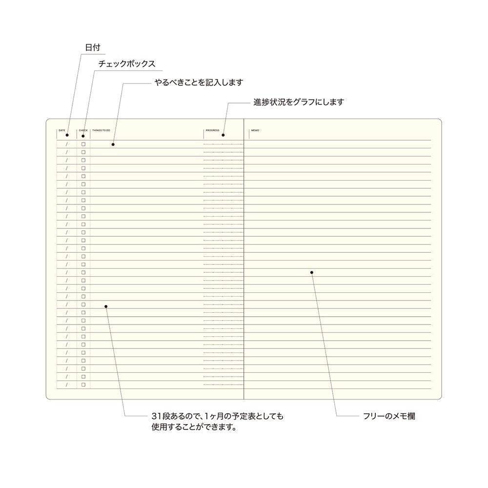 Laconic Style Notebook - To Do (A5)