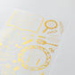 Midori Foil Transfer Stickers - Kitchen