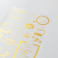 Midori Foil Transfer Stickers - Coffee