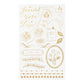 Midori Foil Transfer Stickers - Journaling Motifs