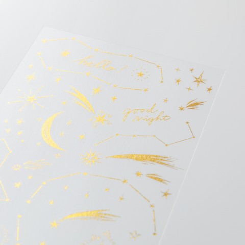Midori Foil Transfer Stickers - Stars