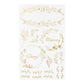 Midori Foil Transfer Stickers - Flower