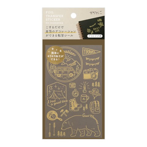 Midori Foil Transfer Stickers - Outdoor