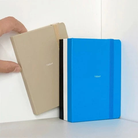 Laconic Hardcover Pocket Log Diary - Beige