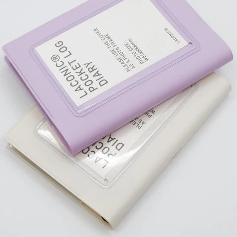 Laconic Softcover Pocket Log Diary - White
