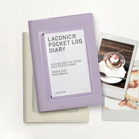 Laconic Softcover Pocket Log Diary - White