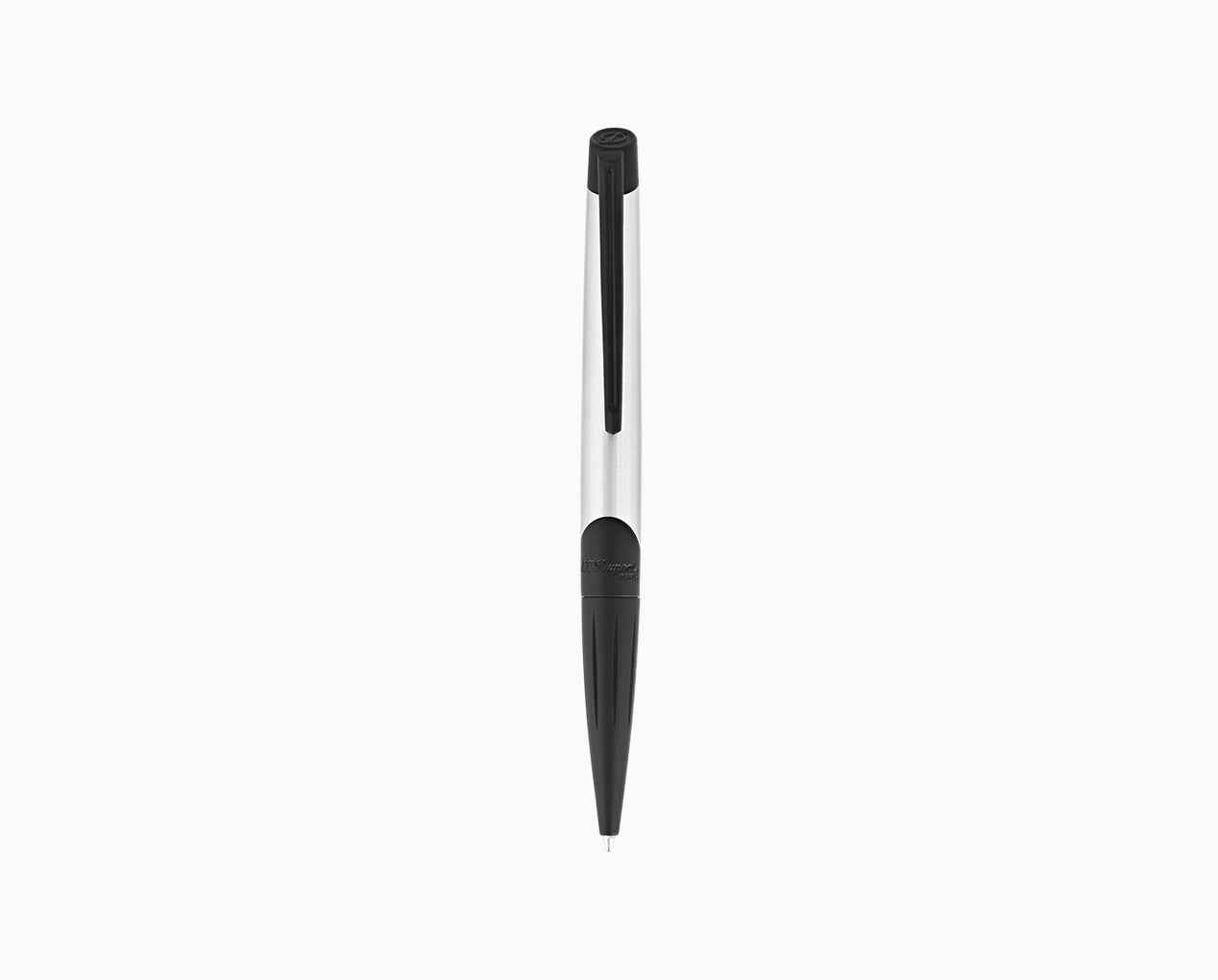 S.T. Dupont Defi Millenium Ballpoint - Brushed Chrome and Matte Black