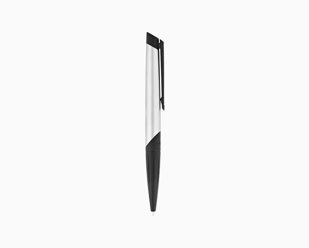 S.T. Dupont Defi Millenium Ballpoint - Brushed Chrome and Matte Black