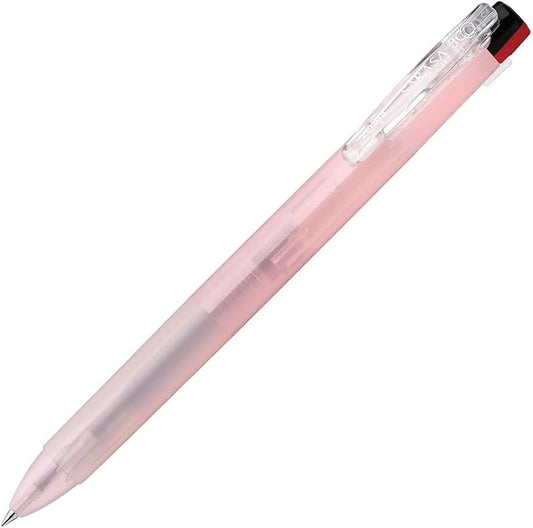 Sarasa Clip 3C 3 Color Gel Multi Pen - Clear Pink Body (Limited Edition)