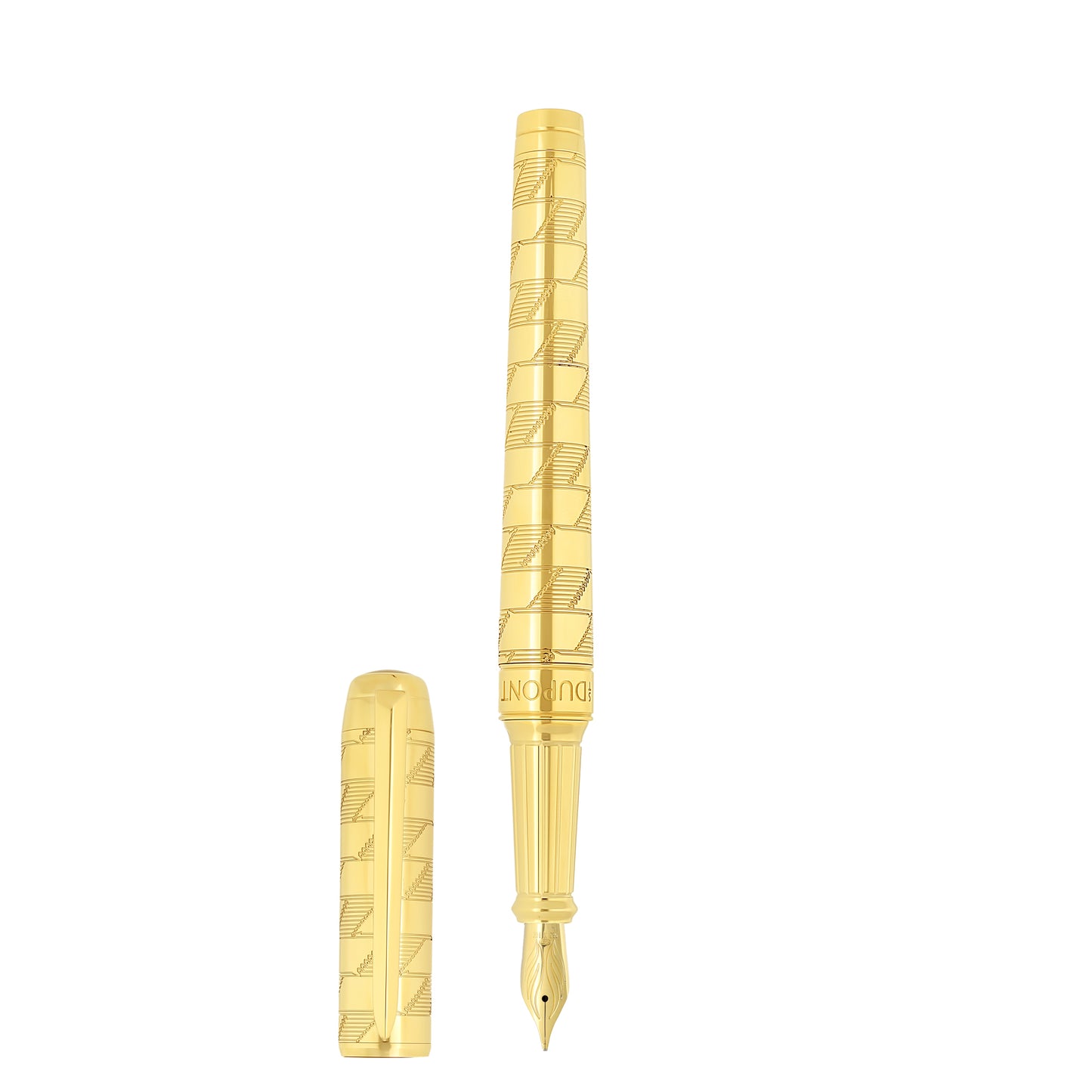 S.T. Dupont Monogram 1872 Eternity XL Fountain Pen - Gold