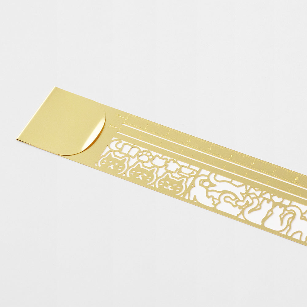 Midori Clip Ruler - Cat