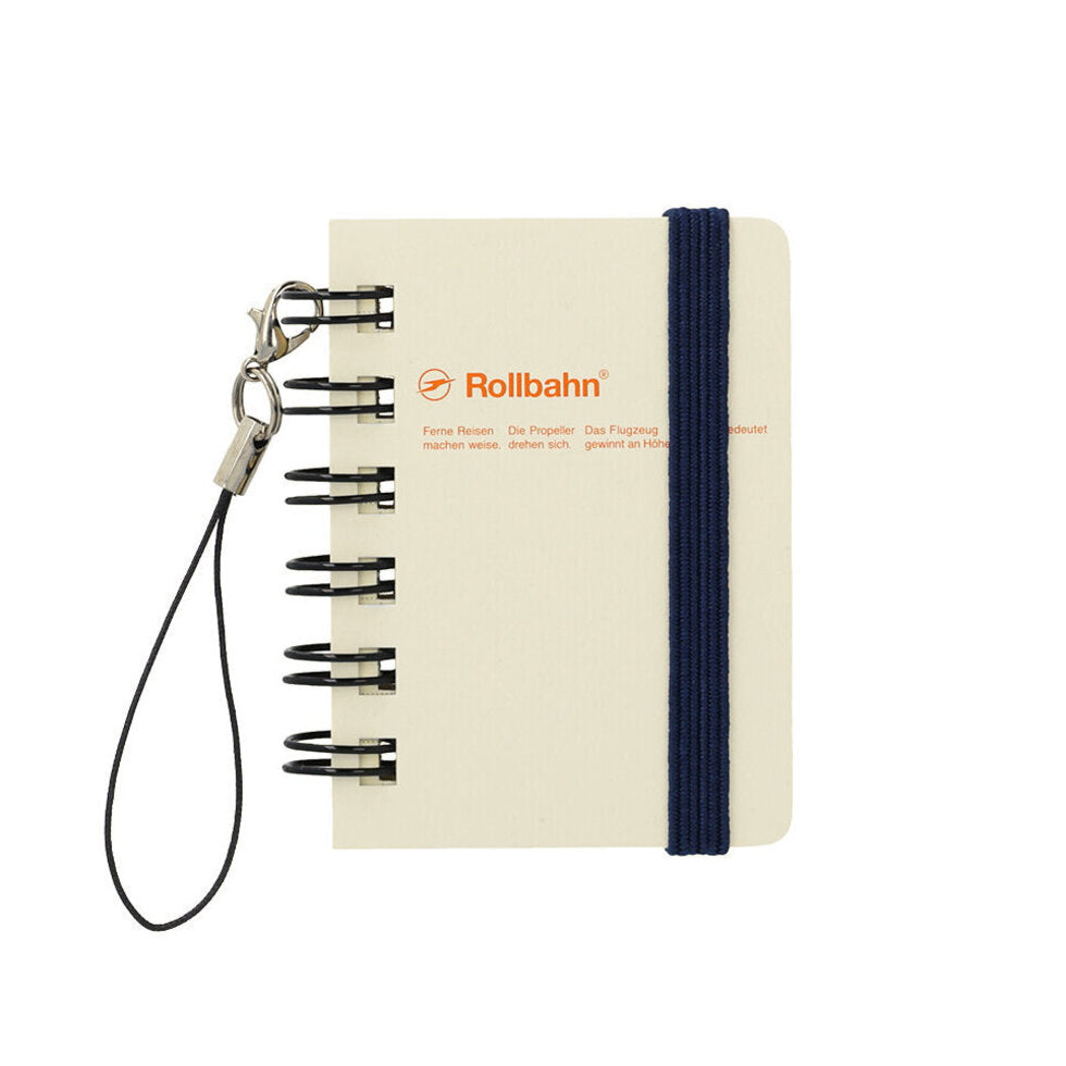 Delfonics Rollbahn micro! Spiral Notebook - Cream