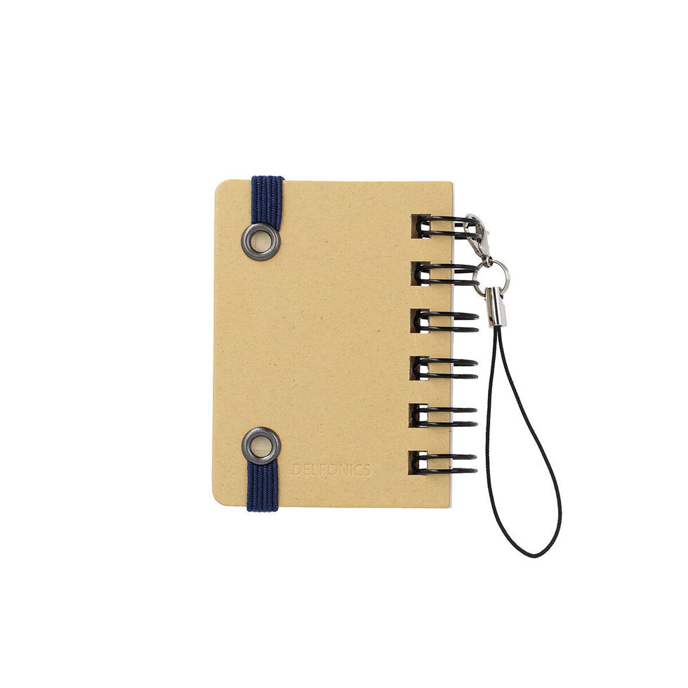 Delfonics Rollbahn micro! Spiral Notebook - Dark Blue