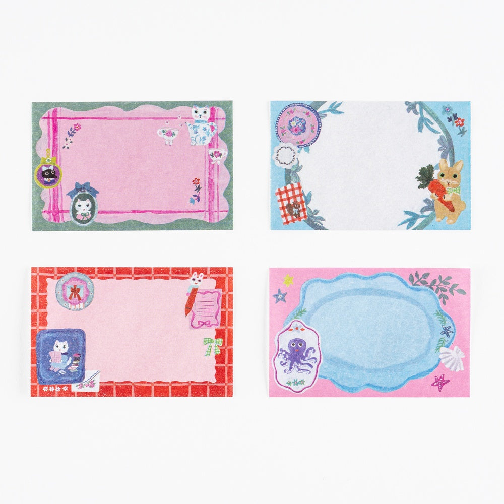 Hobonichi Sticky Note Roll - Yumi Kitagishi: White Cat's Table Decorations