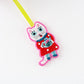 Hobonichi Embroidered Bookmark - Yumi Kitagishi: White Cat