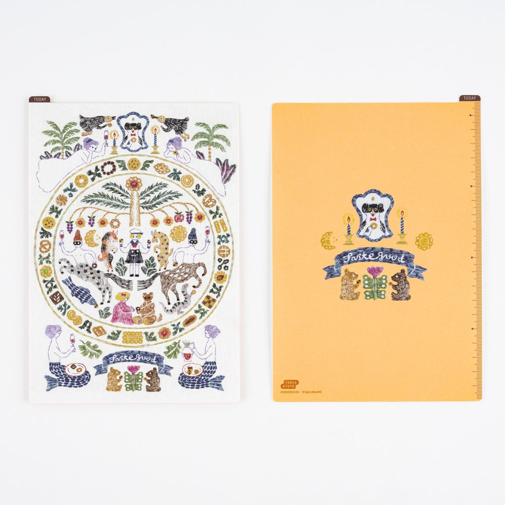 Hobonichi A5 Pencil Board - iyo okumi: Happy Tea Time - Taste Good