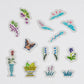 Hobonichi Transparent Embroidery Sticker Set - iyo okumi: My Garden