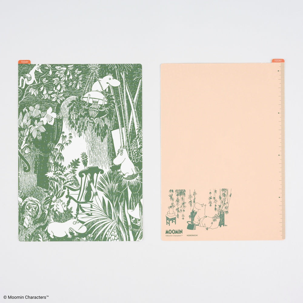 Hobonichi A5 Pencil Board - Moomin: (Jungle Game)