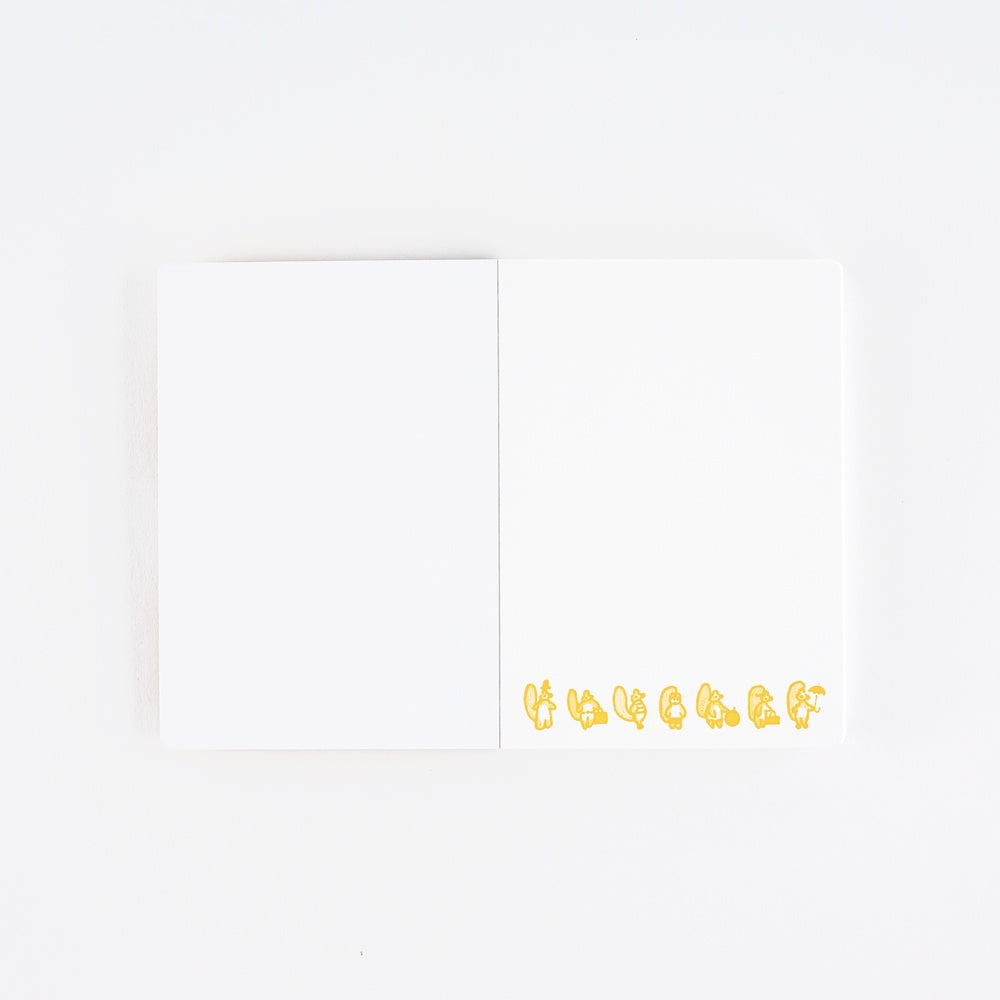 Hobonichi Paper(s) Notepad - 100%ORANGE: Squirrel Appears