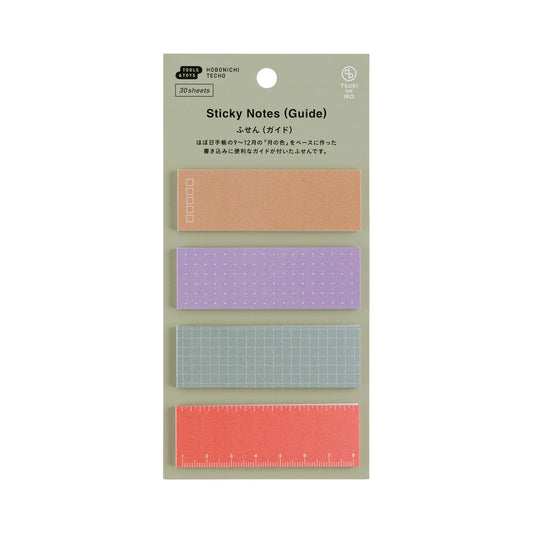 Hobonichi TSUKI no IRO Sticky Notes - Guide
