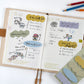 Hobonichi TSUKI no IRO Sticky Notes - Shape