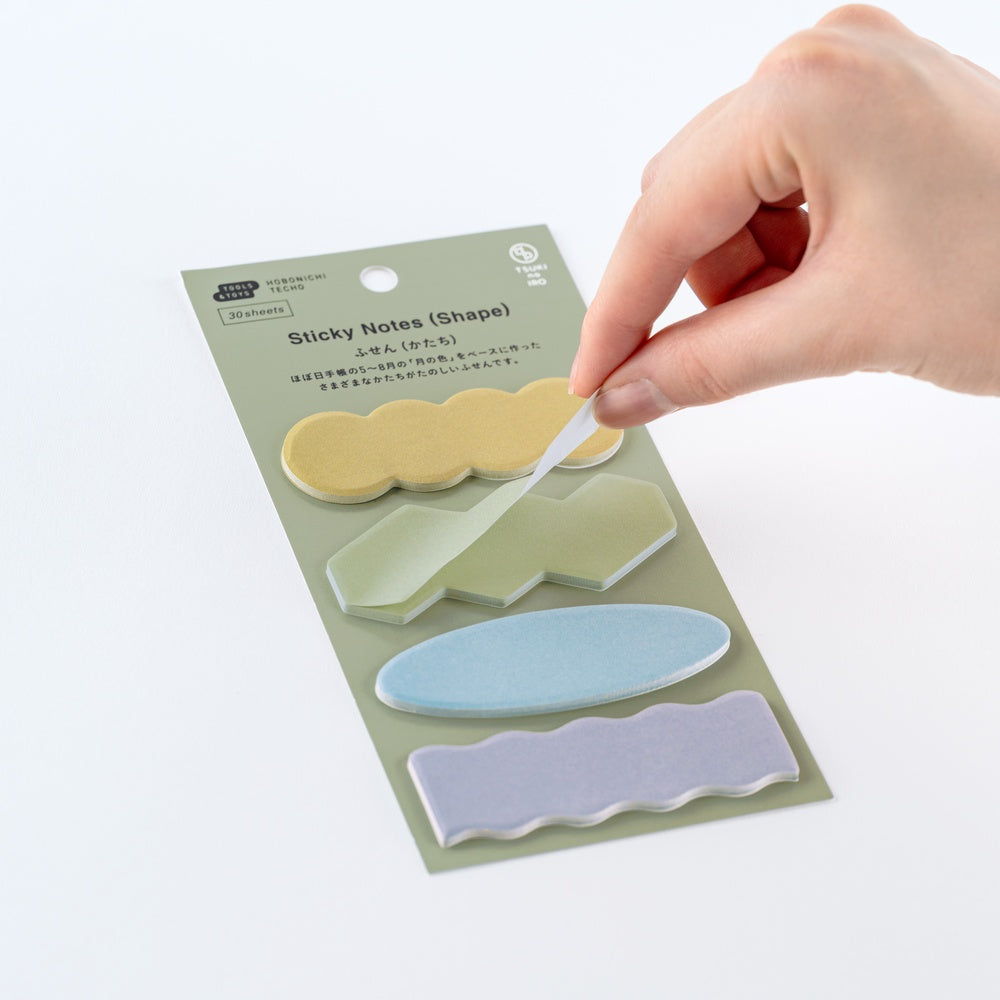 Hobonichi TSUKI no IRO Sticky Notes - Shape