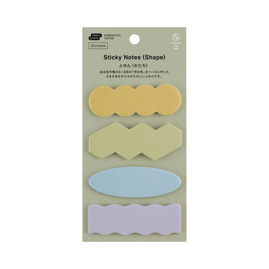 Hobonichi TSUKI no IRO Sticky Notes - Shape
