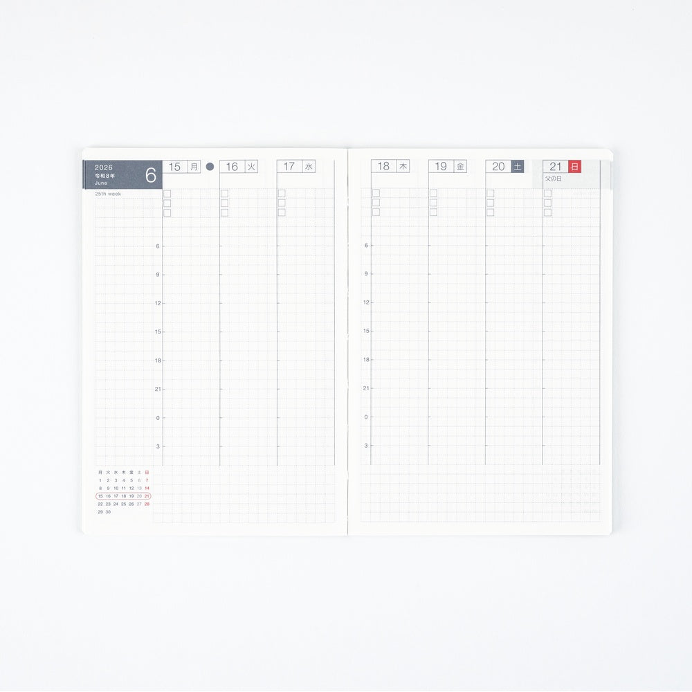 Hobonichi 2026 Weekly Calendar