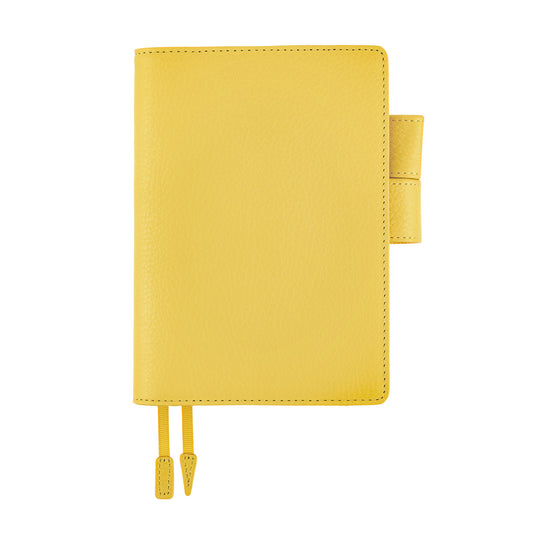 Hobonichi A6 Techo Cover Only - Leather: Brilliant Yellow