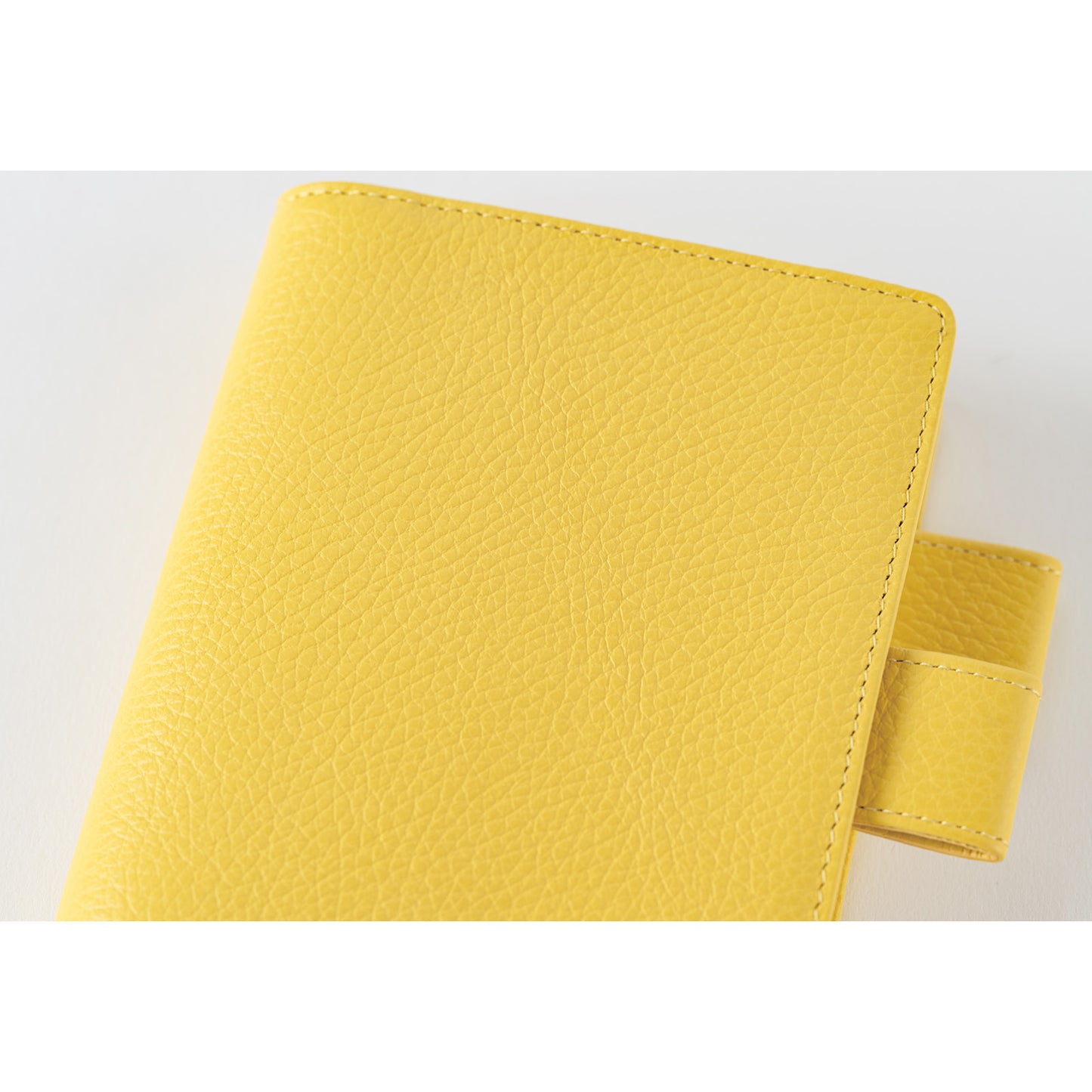Hobonichi A6 Techo Cover Only - Leather: Brilliant Yellow