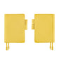 Hobonichi A6 Techo Cover Only - Leather: Brilliant Yellow