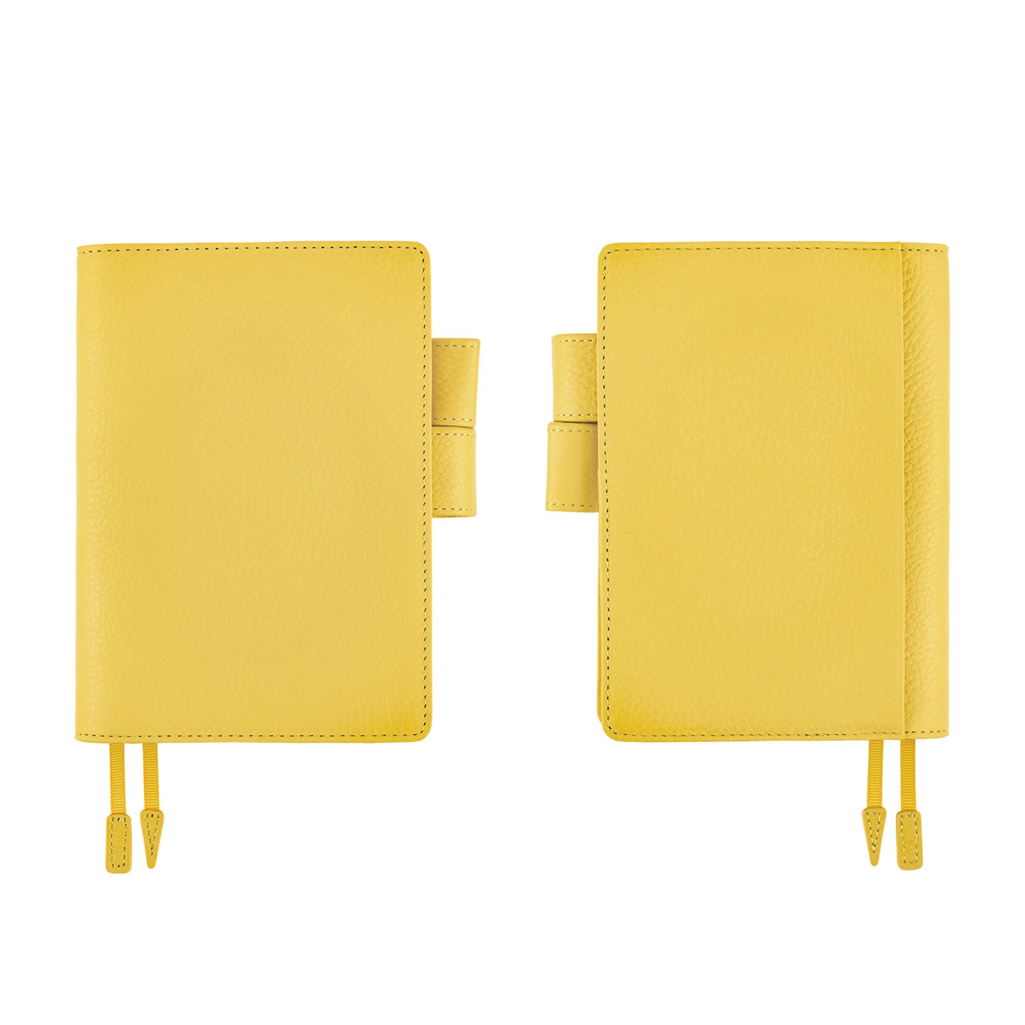 Hobonichi A6 Techo Cover Only - Leather: Brilliant Yellow