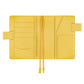 Hobonichi A6 Techo Cover Only - Leather: Brilliant Yellow