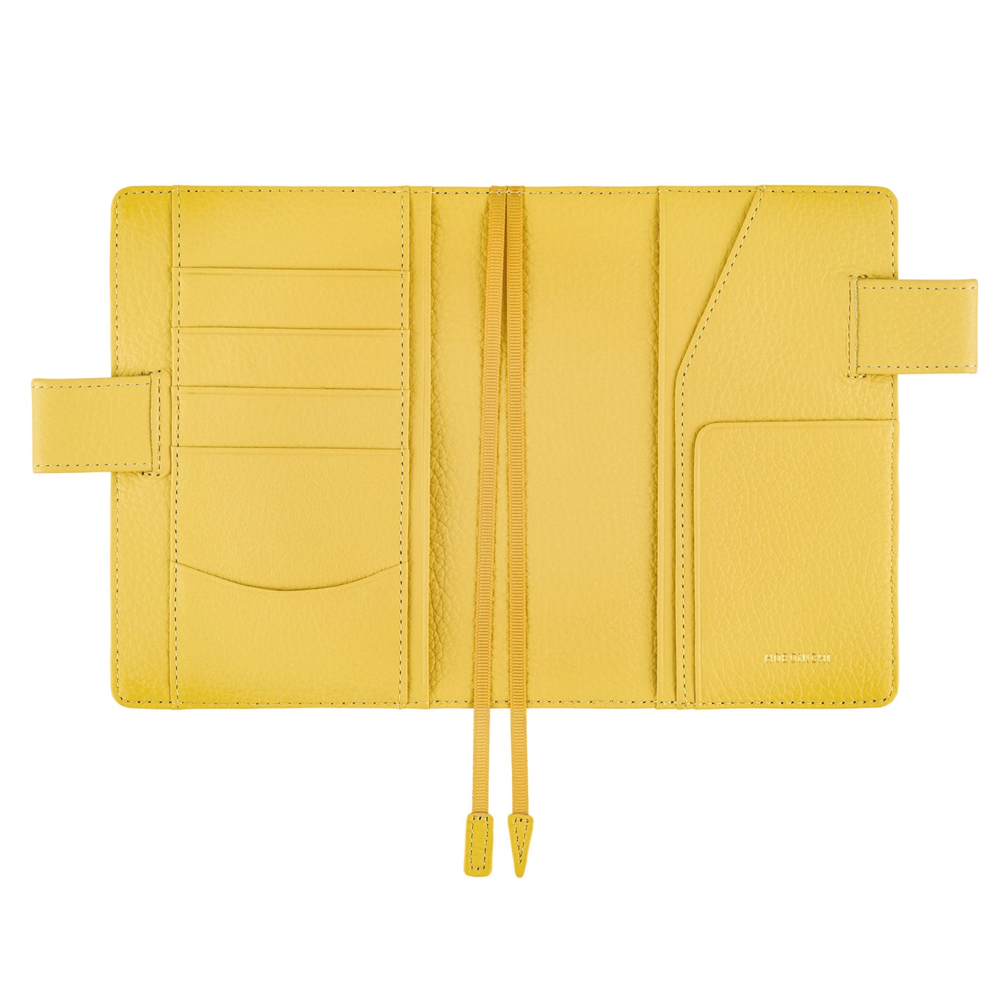 Hobonichi A6 Techo Cover Only - Leather: Brilliant Yellow