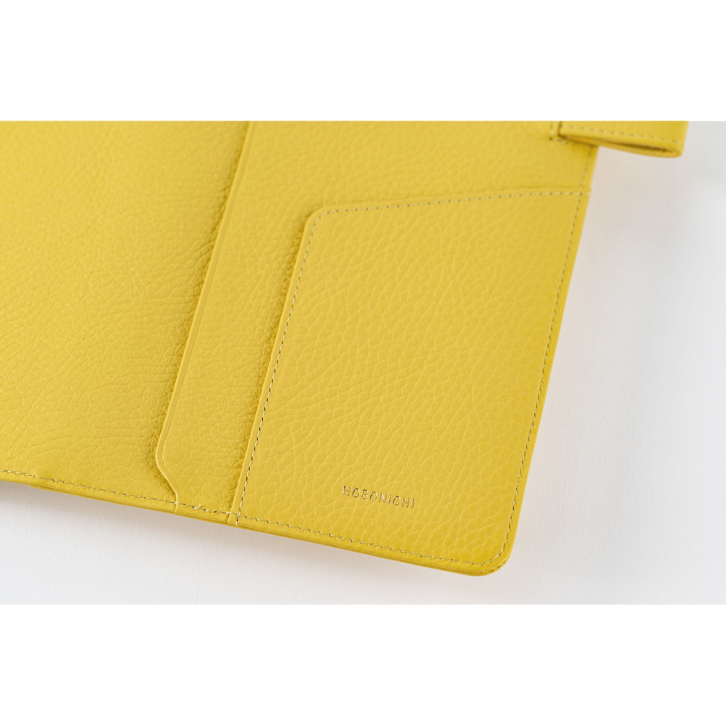 Hobonichi A5 Cousin Cover Only - Leather: Brilliant Yellow