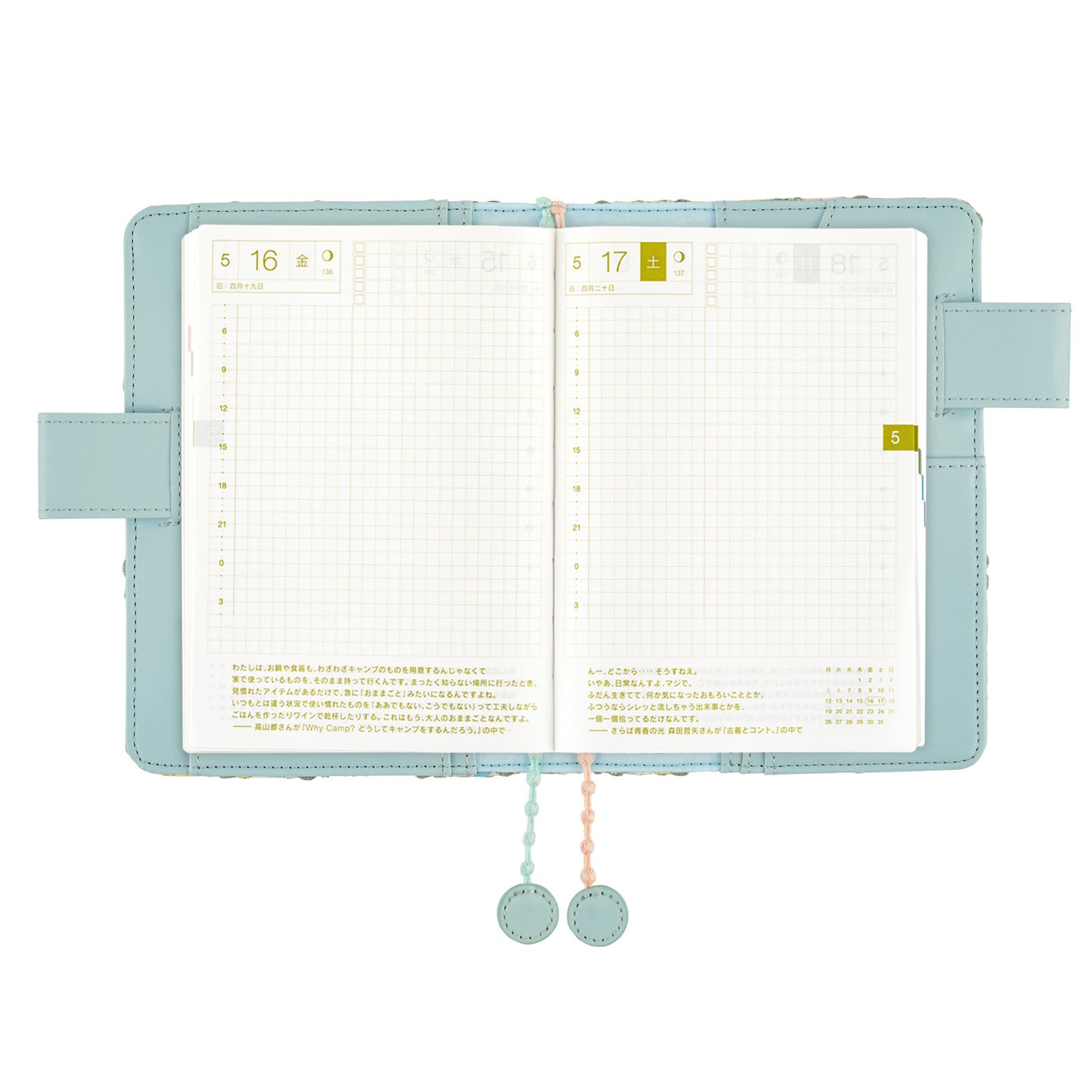 Hobonichi A6 Techo Cover Only - minä perhonen: jellybeans + tambourine